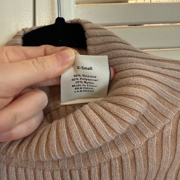 Varley Mayfair Ribbed Knit Mock neck Sweater - Picture 5 of 8